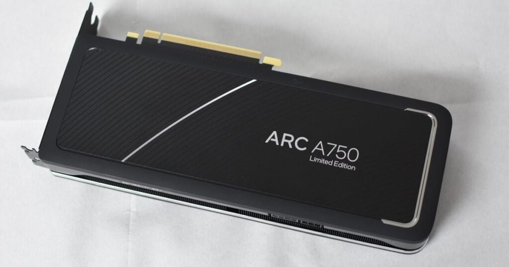 Save $40 on the Intel Arc A750 graphics card for Black Friday