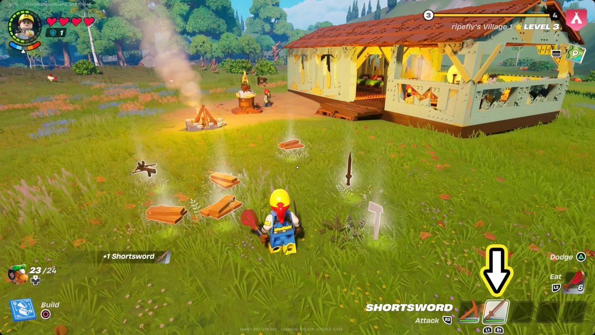 Lego Fortnite&nbsp;smashed chests drop their contents