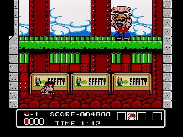 Hammerin’ Harry for NES exhibits the deadly competitors of the carpentry world