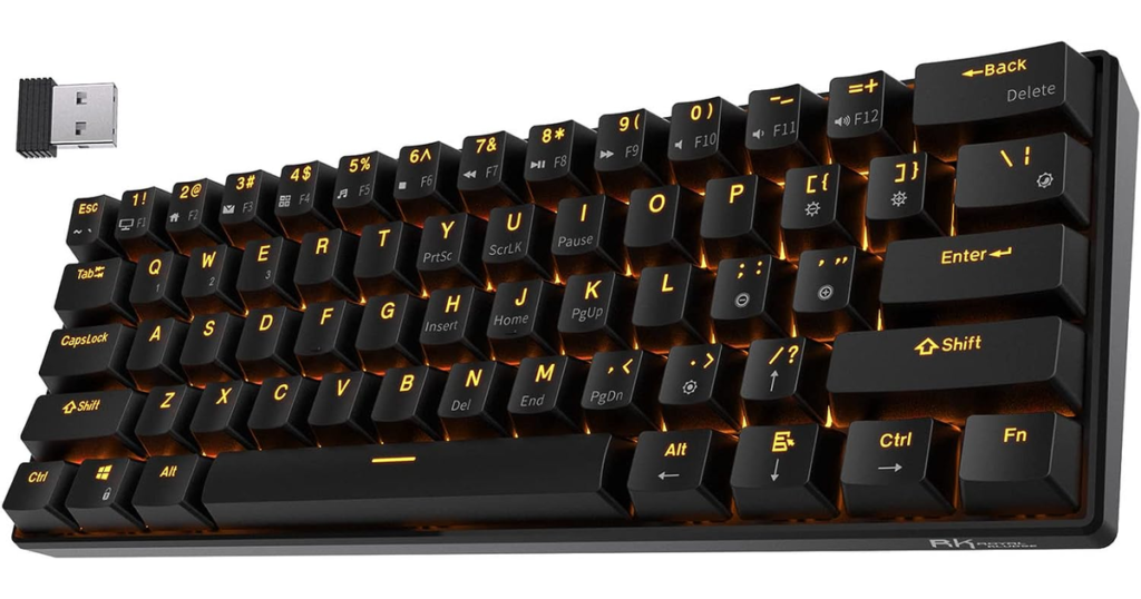 This hot-swap mechanical keyboard is $39.99 at Amazon at this time