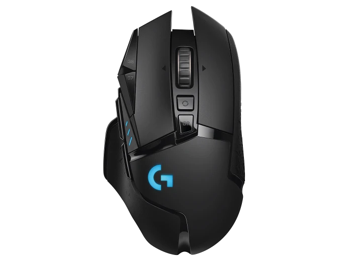 Image of a logitec gaming mouse