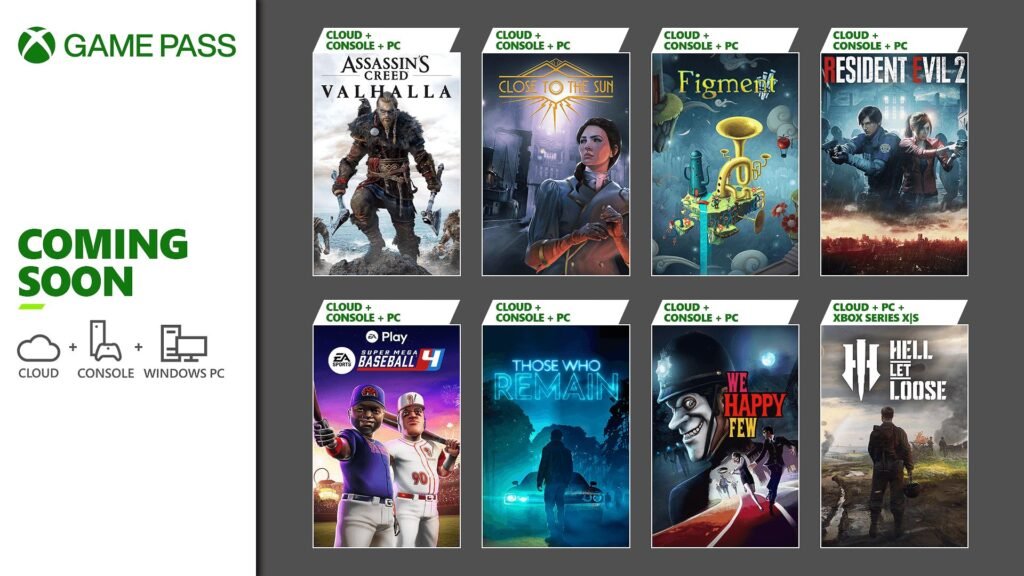 Coming to Xbox Recreation Go: Murderer’s Creed Valhalla, Resident Evil 2, Hell Let Unfastened, and Extra