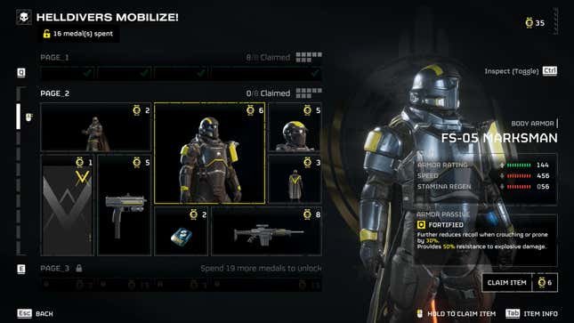 Helldivers 2 Armor Sorts And Stats Demystified