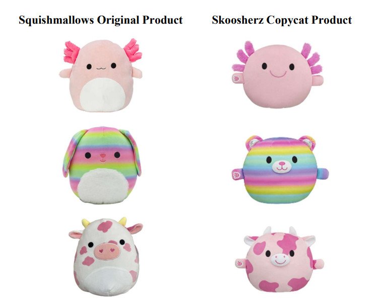 Squishmallows is taking Construct-A-Bear to court docket over copyright claims