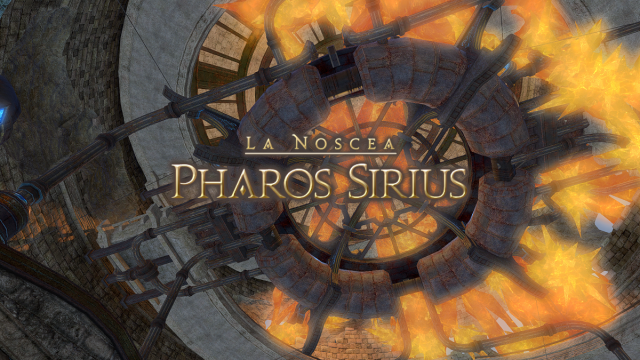 Pharos Sirius title screen in Final Fantasy XIV