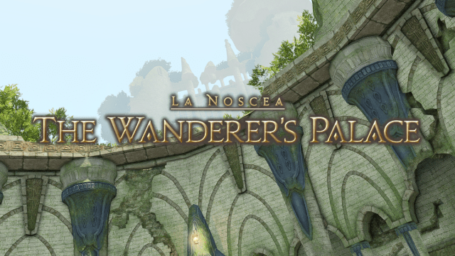 The Wanderers Palace title screen in Final Fantasy XIV